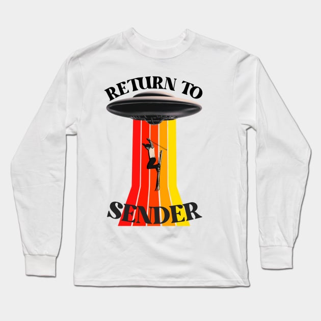 Return to Sender Long Sleeve T-Shirt by Lil Bud Designs 